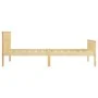 Solid pine wood bed frame 90x200 cm by vidaXL, Beds and slatted bases - Ref: Foro24-322174, Price: 133,46 €, Discount: %