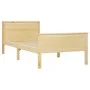 Solid pine wood bed frame 90x200 cm by vidaXL, Beds and slatted bases - Ref: Foro24-322174, Price: 133,46 €, Discount: %