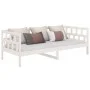 Sofá cama madera maciza de pino blanco 80x200 cm de vidaXL, Camas y somieres - Ref: Foro24-820213, Precio: 139,71 €, Descuent...