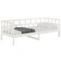 Sofá cama madera maciza de pino blanco 80x200 cm de vidaXL, Camas y somieres - Ref: Foro24-820213, Precio: 139,71 €, Descuent...