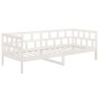 Schlafsofa aus massivem weißem Kiefernholz, 80 x 200 cm von vidaXL, Betten und Lattenroste - Ref: Foro24-820213, Preis: 142,5...