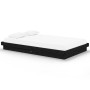 Black solid wood bed frame 120x200 cm by vidaXL, Beds and slatted bases - Ref: Foro24-819906, Price: 164,79 €, Discount: %