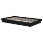 Estructura de cama madera maciza negro 120x200 cm de vidaXL, Camas y somieres - Ref: Foro24-819906, Precio: 133,89 €, Descuen...