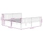 Estructura de cama madera maciza pino marrón oscuro 200x200 cm de vidaXL, Camas y somieres - Ref: Foro24-322201, Precio: 112,...