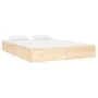 Solid wood bed frame 120x190 cm by vidaXL, Beds and slatted bases - Ref: Foro24-820072, Price: 97,94 €, Discount: %