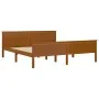 Honey brown pine solid wood bed frame 180x200 cm by vidaXL, Beds and slatted bases - Ref: Foro24-322193, Price: 169,90 €, Dis...
