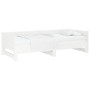 Removable sofa bed solid white pine wood 2x(80x200) cm by vidaXL, Beds and slatted bases - Ref: Foro24-820258, Price: 210,33 ...