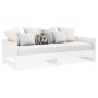 Removable sofa bed solid white pine wood 2x(80x200) cm by vidaXL, Beds and slatted bases - Ref: Foro24-820258, Price: 210,33 ...