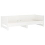 Removable sofa bed solid white pine wood 2x(80x200) cm by vidaXL, Beds and slatted bases - Ref: Foro24-820258, Price: 210,33 ...