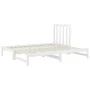 Abnehmbares Schlafsofa aus massivem weißem Kiefernholz, 2 x (90 x 200) cm von vidaXL, Betten und Lattenroste - Ref: Foro24-31...