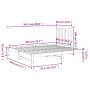 Removable sofa bed solid white pine wood 2x(90x200) cm by vidaXL, Beds and slatted bases - Ref: Foro24-3108318, Price: 151,84...