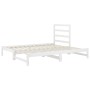 Removable sofa bed solid white pine wood 2x(90x200) cm by vidaXL, Beds and slatted bases - Ref: Foro24-3108303, Price: 147,70...
