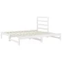 Removable sofa bed solid white pine wood 2x(90x200) cm by vidaXL, Beds and slatted bases - Ref: Foro24-3108303, Price: 145,79...