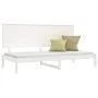 Schlafsofa aus massivem weißem Kiefernholz, 80 x 200 cm von vidaXL, Betten und Lattenroste - Ref: Foro24-3108138, Preis: 149,...