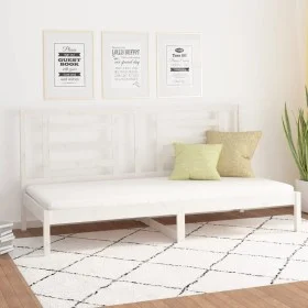 Schlafsofa aus massivem weißem Kiefernholz, 80 x 200 cm von vidaXL, Betten und Lattenroste - Ref: Foro24-3108062, Preis: 132,...
