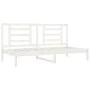 Sofá cama madera maciza de pino blanco 80x200 cm de vidaXL, Camas y somieres - Ref: Foro24-3108062, Precio: 132,51 €, Descuen...