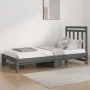 Removable sofa bed solid gray pine wood 2x(90x200) cm by vidaXL, Beds and slatted bases - Ref: Foro24-3108349, Price: 184,72 ...