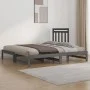 Removable sofa bed solid gray pine wood 2x(90x200) cm by vidaXL, Beds and slatted bases - Ref: Foro24-3108349, Price: 184,72 ...