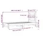 Sofá cama extraíble madera maciza de pino blanco 2x(90x200) cm de vidaXL, Camas y somieres - Ref: Foro24-3108603, Precio: 149...