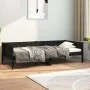 Solid black pine wood sofa bed 90x190 cm by vidaXL, Beds and slatted bases - Ref: Foro24-820251, Price: 122,31 €, Discount: %