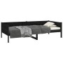 Schlafsofa aus massivem schwarzem Kiefernholz, 90 x 190 cm von vidaXL, Betten und Lattenroste - Ref: Foro24-820251, Preis: 12...
