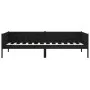 Solid black pine wood sofa bed 90x190 cm by vidaXL, Beds and slatted bases - Ref: Foro24-820251, Price: 122,31 €, Discount: %