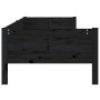 Schlafsofa aus massivem schwarzem Kiefernholz, 90 x 190 cm von vidaXL, Betten und Lattenroste - Ref: Foro24-820251, Preis: 12...