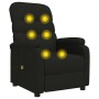 Sillón de masaje de tela negro