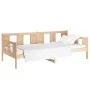 Schlafsofa aus massivem Kiefernholz, 90 x 190 cm von vidaXL, Betten und Lattenroste - Ref: Foro24-820277, Preis: 110,81 €, Ra...