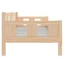 Sofá cama madera maciza de pino 90x190 cm de vidaXL, Camas y somieres - Ref: Foro24-820277, Precio: 110,81 €, Descuento: %