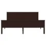 Dark brown solid pine wood bed frame 180x200 cm by vidaXL, Beds and slatted bases - Ref: Foro24-322200, Price: 177,01 €, Disc...