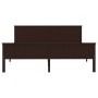 Estructura de cama madera maciza pino marrón oscuro 180x200 cm de vidaXL, Camas y somieres - Ref: Foro24-322200, Precio: 179,...