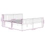 Estructura de cama madera maciza pino marrón oscuro 180x200 cm de vidaXL, Camas y somieres - Ref: Foro24-322200, Precio: 179,...