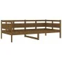 Sofá cama de madera maciza de pino marrón miel 90x190 cm de vidaXL, Camas y somieres - Ref: Foro24-820310, Precio: 105,17 €, ...