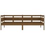 Honigbraunes Schlafsofa aus massivem Kiefernholz, 90 x 190 cm von vidaXL, Betten und Lattenroste - Ref: Foro24-820310, Preis:...