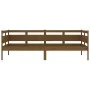 Sofá cama de madera maciza de pino marrón miel 90x190 cm de vidaXL, Camas y somieres - Ref: Foro24-820310, Precio: 105,17 €, ...