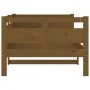 Sofá cama de madera maciza de pino marrón miel 90x190 cm de vidaXL, Camas y somieres - Ref: Foro24-820310, Precio: 105,17 €, ...