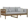 Sofá cama de madera maciza de pino marrón miel 90x190 cm de vidaXL, Camas y somieres - Ref: Foro24-820310, Precio: 105,17 €, ...