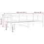 Sofá cama de madera maciza de pino marrón miel 90x190 cm de vidaXL, Camas y somieres - Ref: Foro24-820310, Precio: 105,17 €, ...