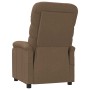 Sillón de masaje eléctrico tela marrón