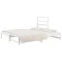 Removable sofa bed solid white pine wood 2x(90x190) cm by vidaXL, Beds and slatted bases - Ref: Foro24-3108313, Price: 157,38...