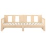 Sofá cama extraíble madera maciza de pino 2x(90x190) cm
