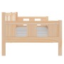 Sofá cama madera maciza de pino 80x200 cm de vidaXL, Camas y somieres - Ref: Foro24-820272, Precio: 119,02 €, Descuento: %