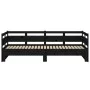 Abnehmbares Schlafsofa aus massivem schwarzem Kiefernholz, 2 x (90 x 190) cm von vidaXL, Betten und Lattenroste - Ref: Foro24...