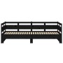 Removable sofa bed solid black pine wood 2x(90x190) cm by vidaXL, Beds and slatted bases - Ref: Foro24-820326, Price: 187,34 ...