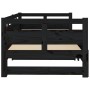 Removable sofa bed solid black pine wood 2x(90x190) cm by vidaXL, Beds and slatted bases - Ref: Foro24-820326, Price: 187,34 ...
