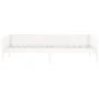 Sofá cama madera maciza de pino blanco 90x190 cm de vidaXL, Camas y somieres - Ref: Foro24-820248, Precio: 110,04 €, Descuent...