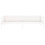 Sofá cama madera maciza de pino blanco 90x190 cm