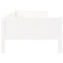 Sofá cama madera maciza de pino blanco 90x190 cm de vidaXL, Camas y somieres - Ref: Foro24-820248, Precio: 110,04 €, Descuent...
