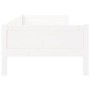 Sofá cama madera maciza de pino blanco 90x190 cm